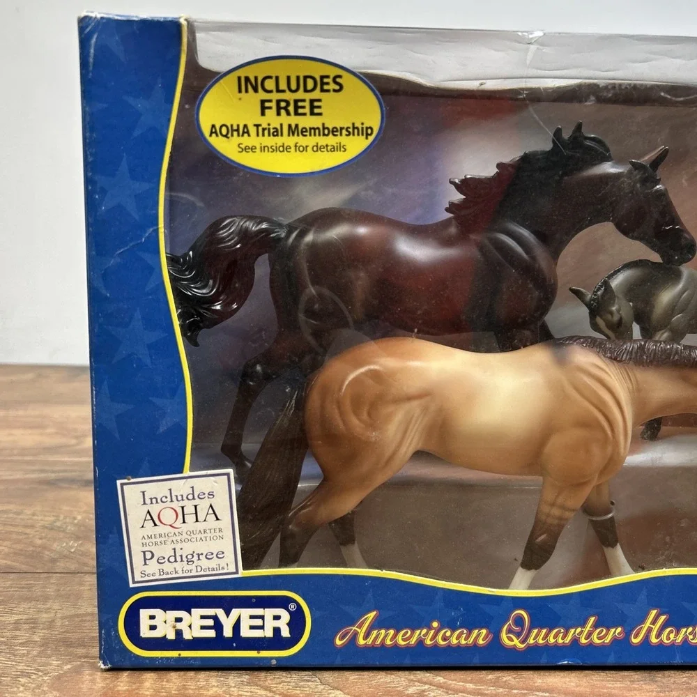 Vintage Breyer #750602 American Quarter Horses Poco Bueno Family New‎ 2007